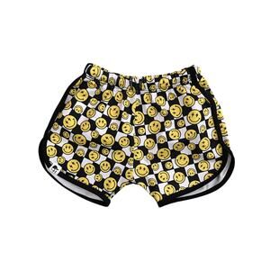 George Hats Checker Smiley Swim Trunks Size 3/4